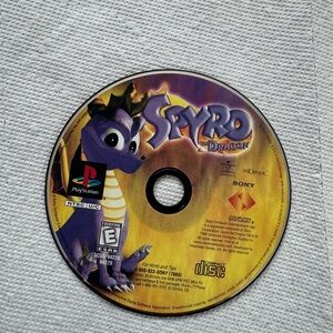 Spyro the Dragon PlayStation Disc - Purple and Yellow